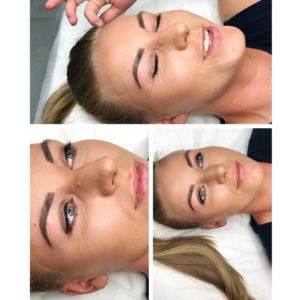 Brwi permanentne i kreski na powiece