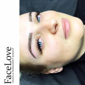 Makijaż permanentny brwi, metoda włosa