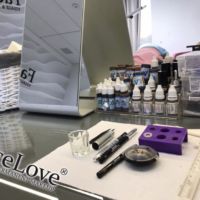 Szkolenie PMU Edyty z Niemiec, dzień I - brwi metodą włosa