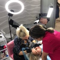 Szkolenie PMU Edyty z Niemiec, dzień I - brwi metodą włosa