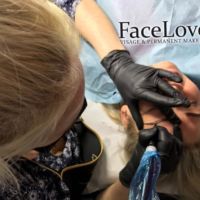 Szkolenie PMU Edyty z Niemiec, dzień I - brwi metodą włosa