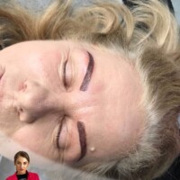 Makijaż permanentny brwi (wykonanie Małgosia)
